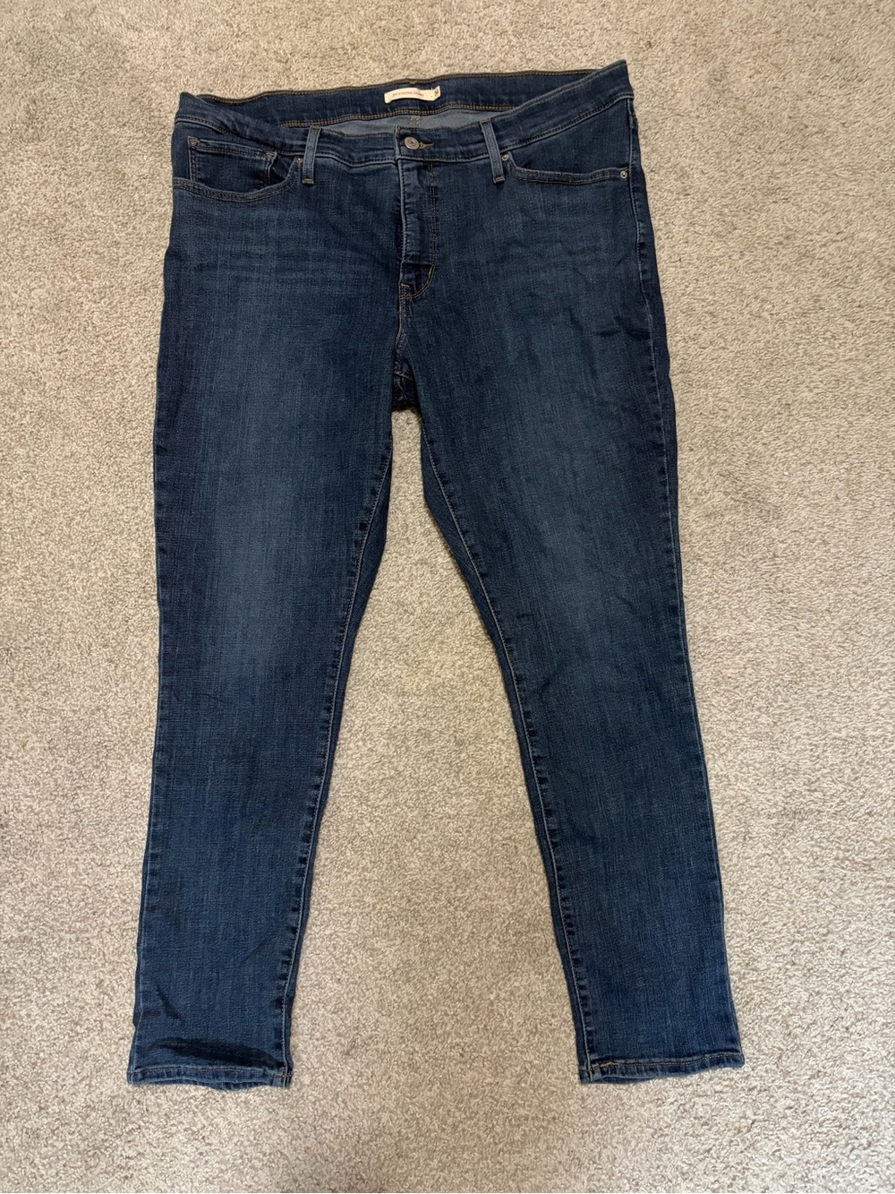 Levi’s 311 Shaping Skinny Jeans Womens Size 34 Dark Wash Stretch Denim